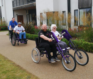 Residents and tenants cycle the distance from Norwich to Lisbon!