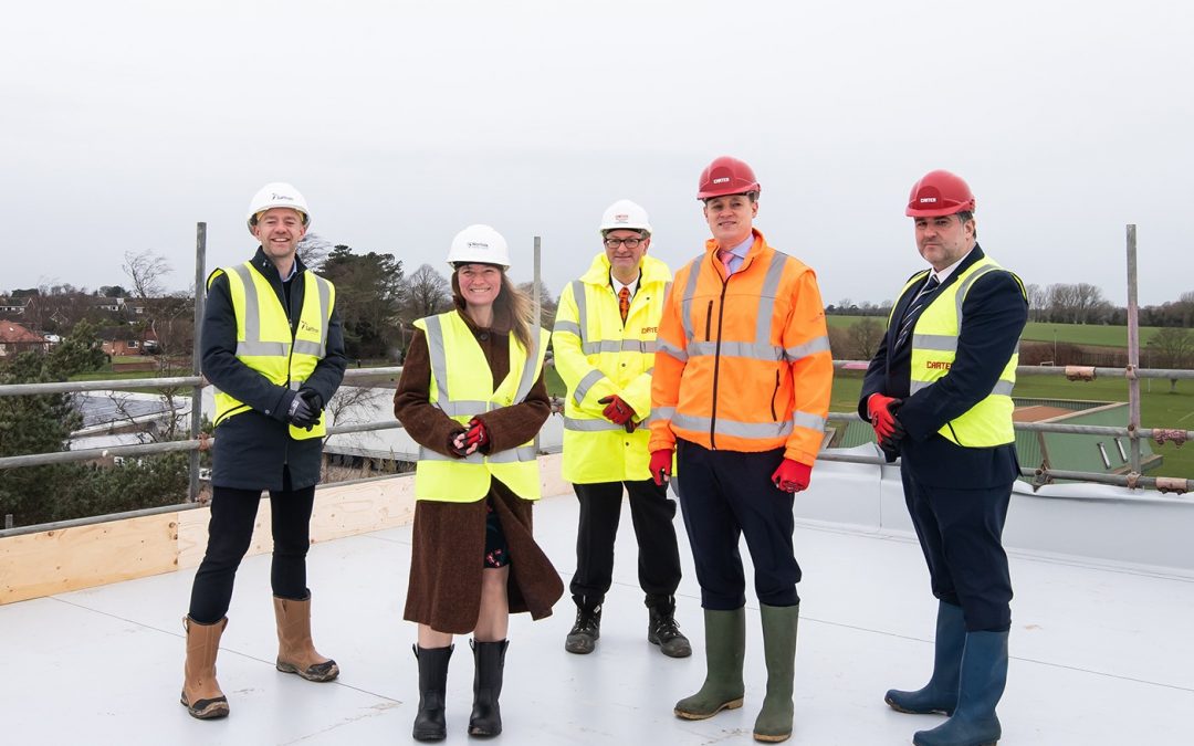 Topping out ceremony at new NorseCare scheme for independent community living