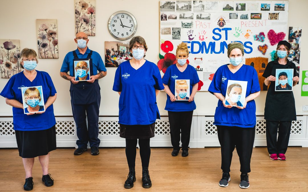 Behind the Mask – NorseCare employee shows artistic skills